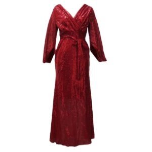 Abbraccia Women Evening Gown Dress Red Dress for Valentine's Birthday Wedding XXL