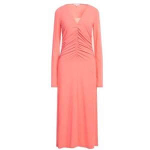 Patrizia Pepe Woman Midi dress Pink Size 1 Acetate, Polyamide, Elastane