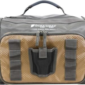 FROGG TOGGS Heavy Duty Fishing Tackle Duffle Bag, Solid Brown Elements,