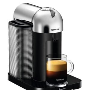 Nespresso Vertuo Chrome by Breville - Black, Silver Black